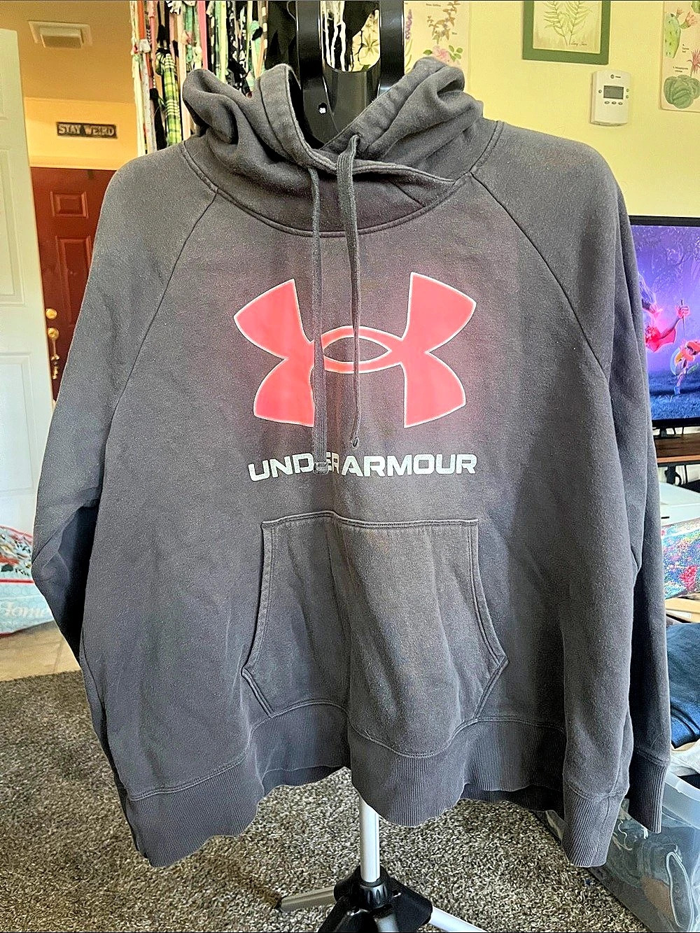 Under Armour women’s Hoodie Cotton Blend Size 2X Black